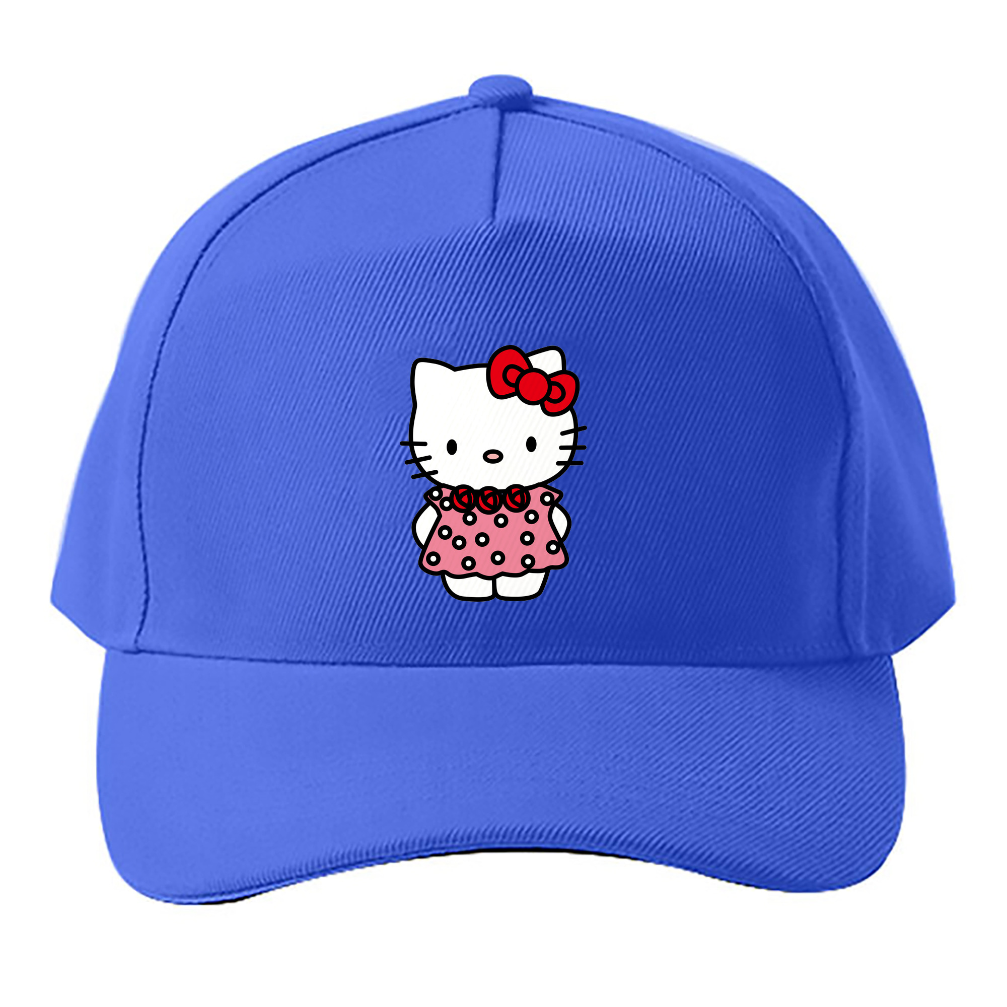 （画像用） Hello Kitty ハローキティ ベースボールキャップ 綿100％ 男女兼用 帽子 スポーツ
